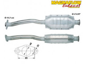 MAGNAFLOW 80912 katalizatoriaus keitiklis 
 Išmetimo sistema -> Katalizatoriaus keitiklis
173113, 173197, 173113, 173197