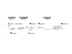 VENEPORTE 250367 išmetimo sistema 
 Išmetimo sistema -> Išmetimo sistema, visa