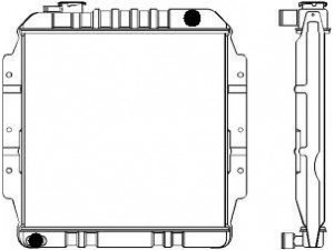 SAKURA  Automotive 1081-0202 radiatorius, variklio aušinimas