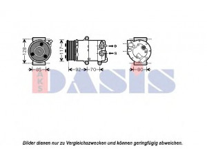 AKS DASIS 851689N kompresorius, oro kondicionierius 
 Oro kondicionavimas -> Kompresorius/dalys
1435790, 1543948, 1566158, 1674615