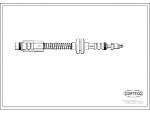 CORTECO 19025702 stabdžių žarnelė 
 Stabdžių sistema -> Stabdžių žarnelės
480682, 1479197080, 1486594080
