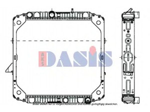 AKS DASIS 131810N radiatorius, variklio aušinimas
6765001603, A6765001603