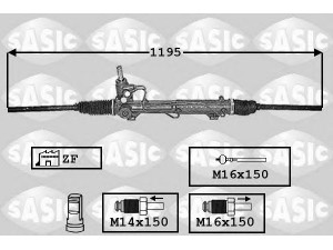 SASIC 7006100 vairo pavara 
 Vairavimas -> Vairo pavara/siurblys
4000CF, 4000GH, 4000HT, 4000X8