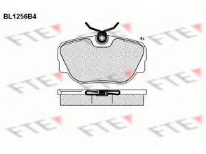 FTE BL1256B4 stabdžių trinkelių rinkinys, diskinis stabdys 
 Techninės priežiūros dalys -> Papildomas remontas
34 11 1 154 442, 34 11 1 155 999