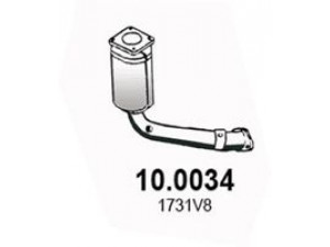 ASSO 10.0034 katalizatoriaus keitiklis 
 Išmetimo sistema -> Katalizatoriaus keitiklis
1731KG, 1731V8