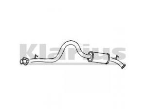 KLARIUS LR94J galinis duslintuvas 
 Išmetimo sistema -> Duslintuvas
NTC1802