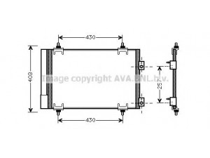 AVA QUALITY COOLING CN5231 kondensatorius, oro kondicionierius
