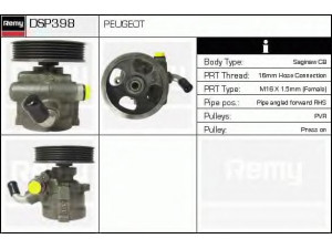 DELCO REMY DSP398 hidraulinis siurblys, vairo sistema 
 Vairavimas -> Vairo pavara/siurblys
4007.C8, 9613333680