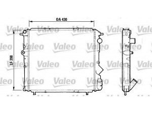VALEO 730510 radiatorius, variklio aušinimas 
 Aušinimo sistema -> Radiatorius/alyvos aušintuvas -> Radiatorius/dalys
7700784035, 7700784036, 7700811808