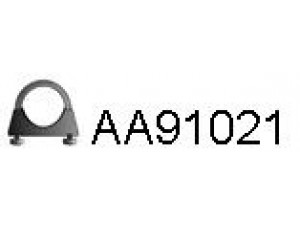VENEPORTE AA91021 spaustukas, išmetimo sistema 
 Išmetimo sistema -> Surinkimo dalys -> Atskiros surinkimo dalys -> Užveržimo elementas