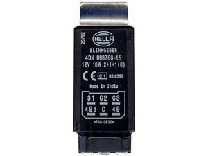 HELLA 4DN 008 768-151 posūkio rodiklio pertraukiklis 
 Elektros įranga -> Relė
043 49083, 04349083/10