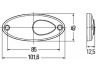 HELLA 2PG 964 295-117 atšvaitas
148 9727, 187-201-2637