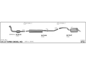 IMASAF 514000081 išmetimo sistema 
 Išmetimo sistema -> Išmetimo sistema, visa