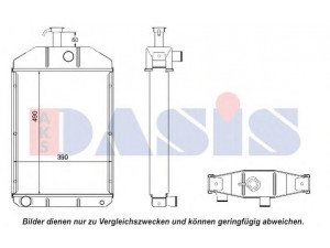 AKS DASIS 440537N radiatorius, variklio aušinimas
