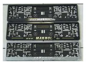 SCT Germany NUMBER PLATE CHROME valstybinio numerio laikiklis