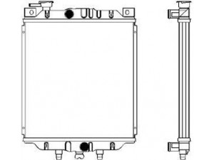 SAKURA  Automotive 1111-0205 radiatorius, variklio aušinimas