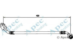 APEC braking HOS3160 stabdžių žarnelė 
 Stabdžių sistema -> Stabdžių žarnelės
1954516, 1954519, 4621001F10, 462100F010