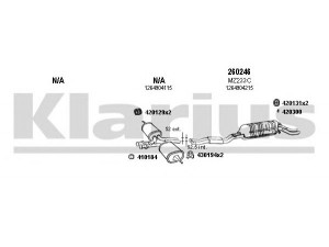 KLARIUS 600084E išmetimo sistema 
 Išmetimo sistema -> Išmetimo sistema, visa