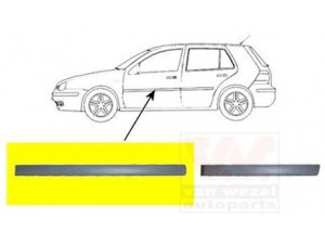 VAN WEZEL 5888403 apdailos/apsauginės juostelė, durelės 
 Kėbulas -> Apdaila/apsauga/dekoratyvinės juostelės/emblemos -> Apdailos/apsauginės juostelės
1J4 853 515 G, 1J4 853 515 G GRU