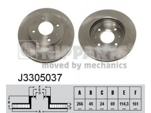 NIPPARTS J3305037 stabdžių diskas 
 Stabdžių sistema -> Diskinis stabdys -> Stabdžių diskas
MB366080, MB366436, MB500968, MB500969