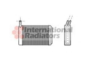VAN WEZEL 58006061 šilumokaitis, salono šildymas 
 Šildymas / vėdinimas -> Šilumokaitis
811819031, 823819121, 171819031C