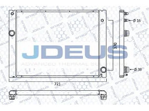 JDEUS 005M26 radiatorius, variklio aušinimas 
 Aušinimo sistema -> Radiatorius/alyvos aušintuvas -> Radiatorius/dalys
17117534914, 17117553666, 7534914