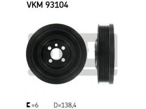 SKF VKM 93104 skriemulys, alkūninis velenas 
 Diržinė pavara -> Dirželio skriemulys
03G 105 243, 1315782, 3M21 6B320 AA