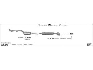 IMASAF 553000073 išmetimo sistema 
 Išmetimo sistema -> Išmetimo sistema, visa