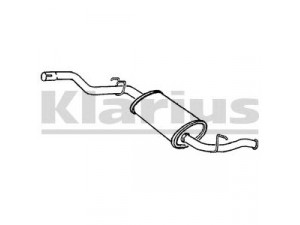 KLARIUS 230315 galinis duslintuvas 
 Išmetimo sistema -> Duslintuvas
97608931, 7528504, 97608931, 97608931