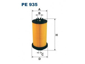 FILTRON PE935 kuro filtras
4570900051, 5410900051, 5410900151