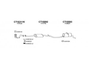 VENEPORTE 450410 išmetimo sistema 
 Išmetimo sistema -> Išmetimo sistema, visa