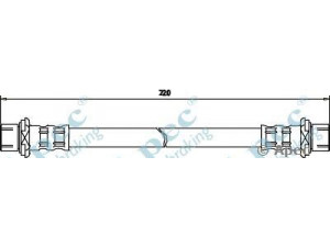 APEC braking HOS3656 stabdžių žarnelė 
 Stabdžių sistema -> Stabdžių žarnelės
9094702874, 9094702G38