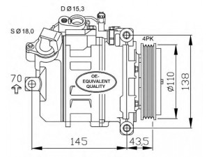 NRF 32520 kompresorius, oro kondicionierius 
 Oro kondicionavimas -> Kompresorius/dalys
64506901781, 64509175481, 64526901781