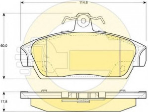 GIRLING 6112141 stabdžių trinkelių rinkinys, diskinis stabdys 
 Techninės priežiūros dalys -> Papildomas remontas
GBP90337, SEM100020, GBP90337, GBP90337AF