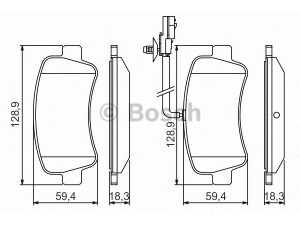 BOSCH 0 986 494 500 stabdžių trinkelių rinkinys, diskinis stabdys 
 Techninės priežiūros dalys -> Papildomas remontas
4406000Q0H, 4406000Q0L, 4406000Q1J