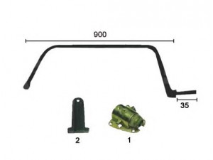ALKAR 9405004 laikiklis, išorinis veidrodėlis