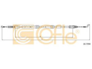COFLE 10.7394 trosas, stovėjimo stabdys 
 Stabdžių sistema -> Valdymo svirtys/trosai
7E0609701E, 7H0609701A, 7H0609701D