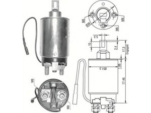 MAGNETI MARELLI 940113050289 solenoidinis jungiklis, starteris
M2T53086