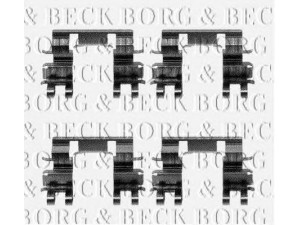 BORG & BECK BBK1055 priedų komplektas, diskinių stabdžių trinkelės 
 Stabdžių sistema -> Diskinis stabdys -> Stabdžių dalys/priedai