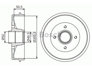 BOSCH 0 986 477 170 stabdžių būgnas 
 Stabdžių sistema -> Būgninis stabdys -> Stabdžių būgnas
43 20 225 46R, 77 00 818 346, 77 00 827 866