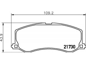 MINTEX MDB1719 stabdžių trinkelių rinkinys, diskinis stabdys 
 Techninės priežiūros dalys -> Papildomas remontas
5520061832, 5520062850, 5520062851