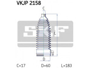 SKF VKJP 2158 gofruotoji membrana, vairavimas 
 Vairavimas -> Gofruotoji membrana/sandarinimai
406657, 406664, 406673, 406674