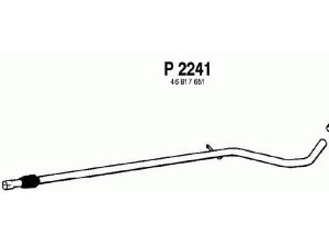 FENNO P2241 išleidimo kolektorius 
 Išmetimo sistema -> Išmetimo vamzdžiai
BM50125, 46817651