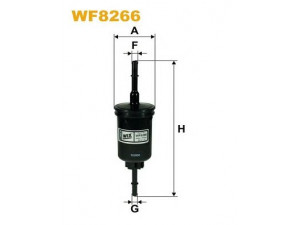 WIX FILTERS WF8266 kuro filtras 
 Techninės priežiūros dalys -> Papildomas remontas
1140129, 2S619155AB, D35013480
