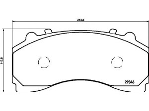 TEXTAR 2924401 stabdžių trinkelių rinkinys, diskinis stabdys 
 Techninės priežiūros dalys -> Papildomas remontas
0064201520, 0064205320, A0064201520