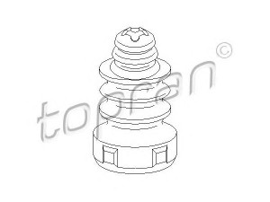 TOPRAN 111 031 atraminis buferis, pakaba 
 Pakaba -> Pakabos dalys -> Surinkimo dalys
1K0 511 353P, 1K0 511 353P