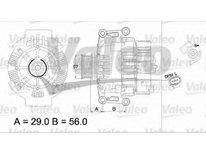 VALEO 437360 kintamosios srovės generatorius 
 Elektros įranga -> Kint. sr. generatorius/dalys -> Kintamosios srovės generatorius
06B903016AA, 06B903016AB, 06B903016ABX