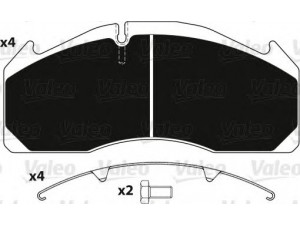 VALEO 882221 stabdžių trinkelių rinkinys, diskinis stabdys 
 Techninės priežiūros dalys -> Papildomas remontas
1078439, 20768092, 1078439, 20768092