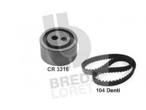 BREDA  LORETT KCD0716 paskirstymo diržo komplektas 
 Techninės priežiūros dalys -> Papildomas remontas
0829-54, 0831-13, 0829-54, 0831-02