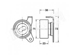 IPS Parts ITB-6214 įtempiklis, paskirstymo diržas
13505-10010